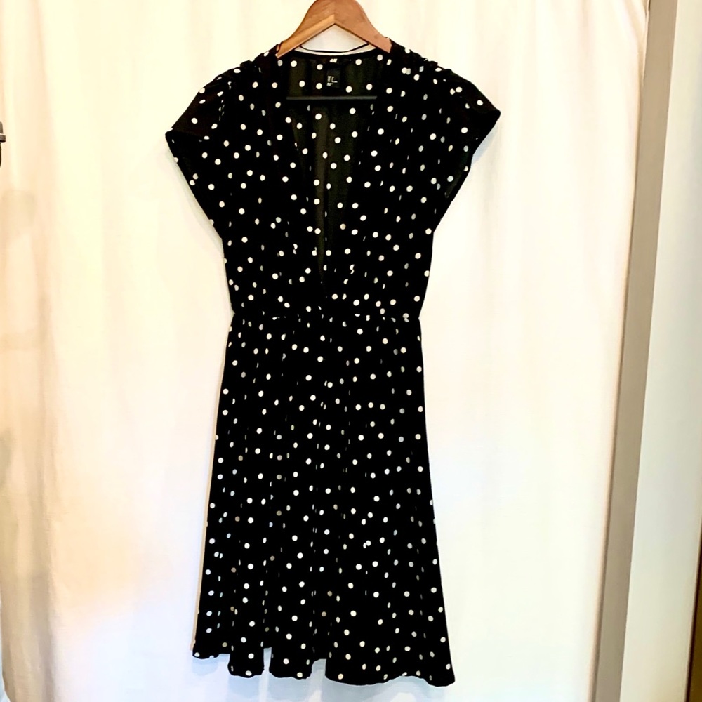 H&M Black Polka Dot Dress